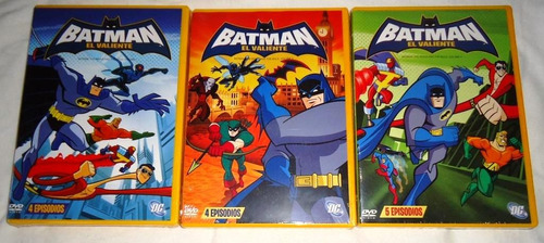 Batman El Valiente Paquete Volumenes 1 2 3 Serie Dvd