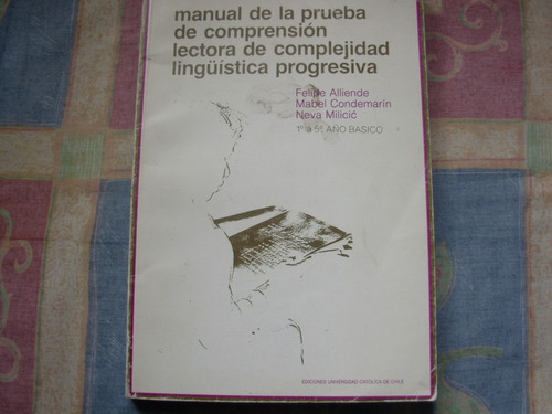 Manual Prueba De Comprension Lectora Complejidad Linguistica