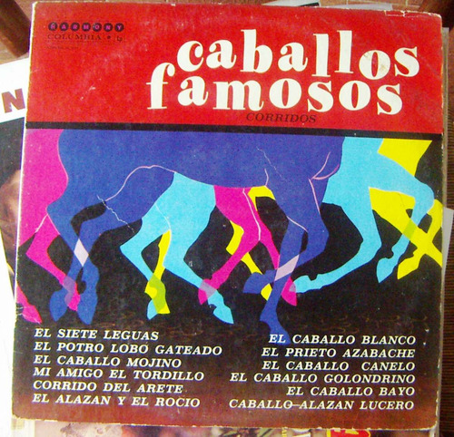 Bolero, Caballos Famosos, Corridos, Lp 12´, Hwo.