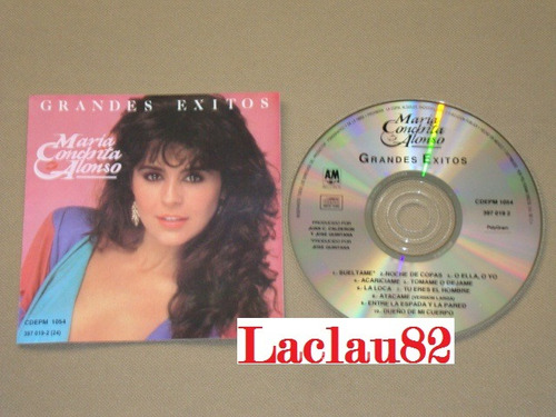 Maria Conchita Alonso Grandes Exitos 1989 Cd Plateado