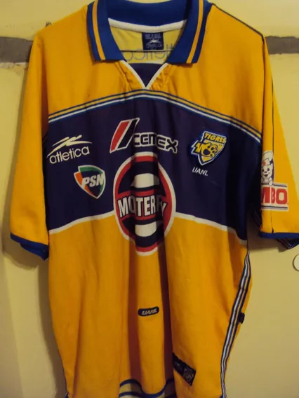 Camiseta Tigres Monterrey México 2000 Atlética Selección Xl