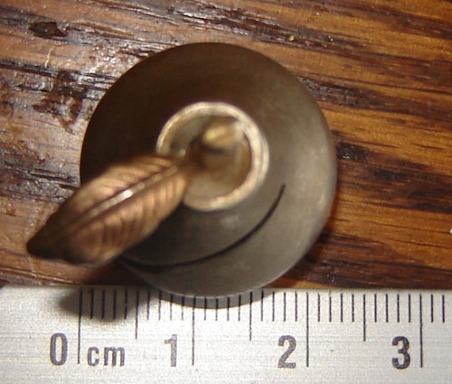 Miniatura Pera Presentador D Mesa Cena Bronce Solido Francia (Usado)