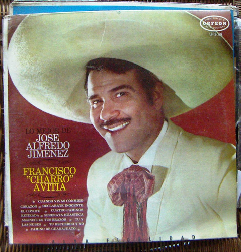 Bolero, Charro Avitia, Lo Mejor De Jose Alfreo Jimenez