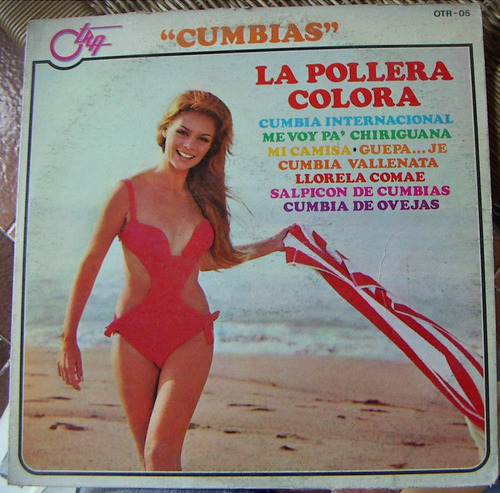 Bolero, La Pollera Colora, Cumbias, Lp 12´, Hecho En México.