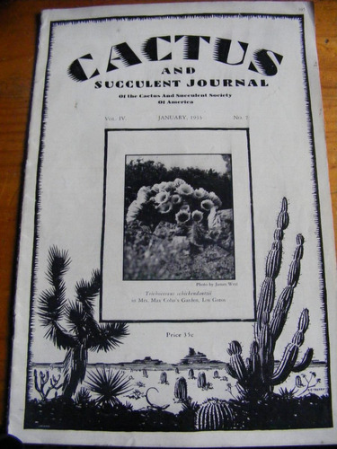 Revista Cactus Año 1933