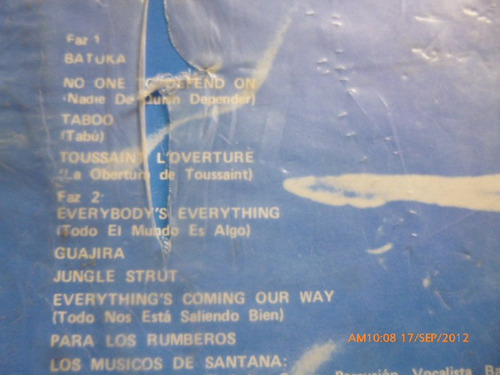 Vinilo Lp Santana (u923
