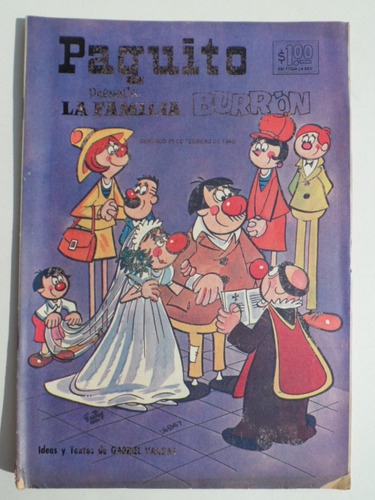 1968 La Familia Burron #16867 Paquito Gabriel Vargas Comic