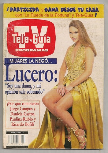Lucero Eduardo Palomo En Revista Teleguía De 1995