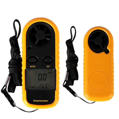 Anemómetro Digital Portátil Medidor De Viento Termometro Air