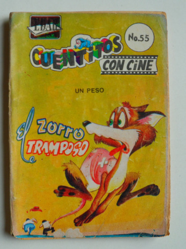 1967 El Zorro Tramposo Cuentitos Con Cine #55 Edar Comic