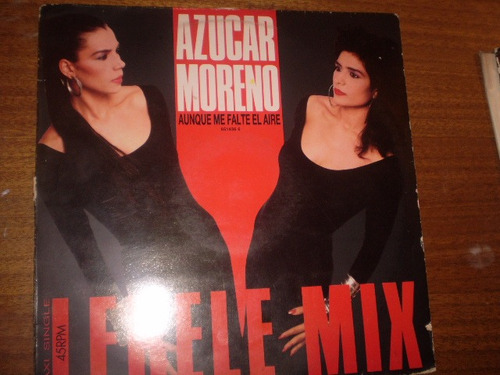 Vinilo Maxi Single De Azucar Moreno Aunque Me Falte (u257