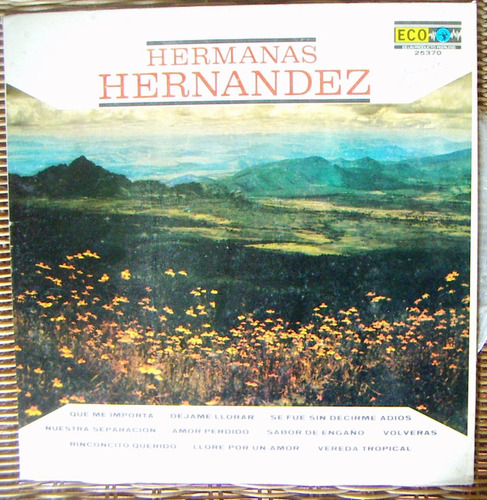 Bolero, Hermanas Hernandez, Lp 12´, Hecho En México, Hwo.