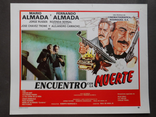 Mario Almada Encuentro Con La Muerte Cartel De Cine