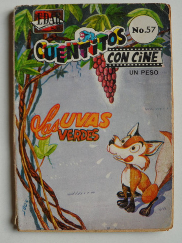 1967 Las Uvas Verdes Cuentitos Con Cine #57 Edar Comic
