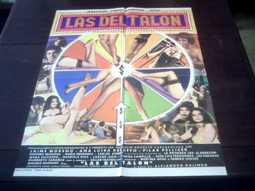 Poster Original Las Del Talón Ana Luisa Pelufo Galindo 1978