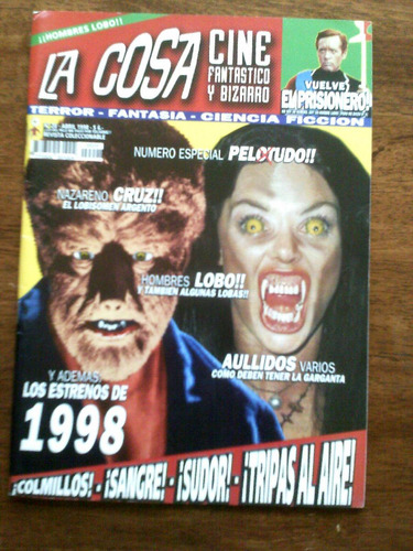 La Cosa 28 Especial Terror Peludo Hombres Lobo Vampiros