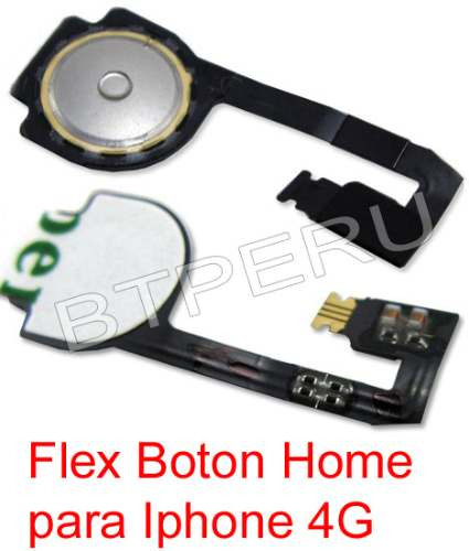 Flex Boton Home Para iPhone 4g Repuesto Inicio Key