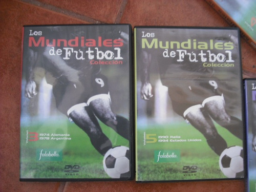6 Dvd Historias De Los Mundiales Desde 1930 2002 (20