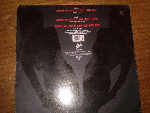 Vinilo Maxi Single De Azucar Moreno Aunque Me Falte (u257