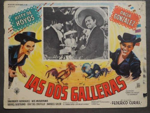 Las Dos Galleras Dagoberto Rodriguez Cartel De Cine