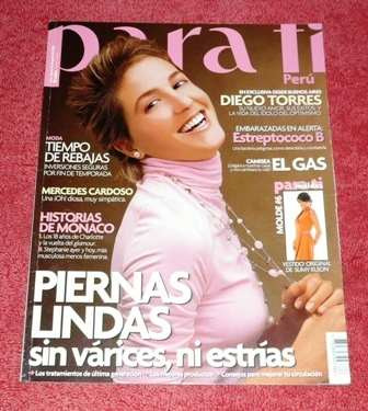 Para Tí Agosto 2004 Mercedes Cardoso Oh Diosas Diego Torres