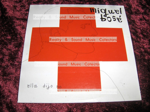 Miguel Bose Ella Dijo No Cd Single 2 Tracks De Coleccion (Usado)