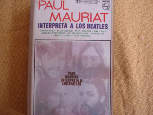 Caset Paul Mauriat Interpreta A Los Beatles