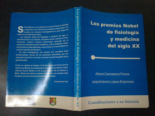 Libro Los Premios Nobel Fisiologia Medicina Siglo Xx