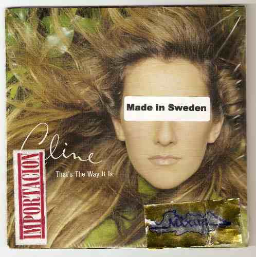 Celine Dion Cd That´s The Way It Is Sellado Sin Abrir