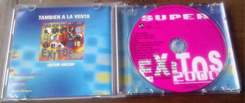 Super Exitos 2000 Shakira, Alan, Mercurio Fey Arjona Cd (Usado)