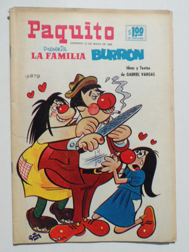 1968 La Familia Burron #16878 Paquito Gabriel Vargas Comic