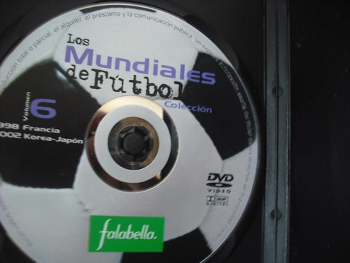 6 Dvd Historias De Los Mundiales Desde 1930 2002 (20