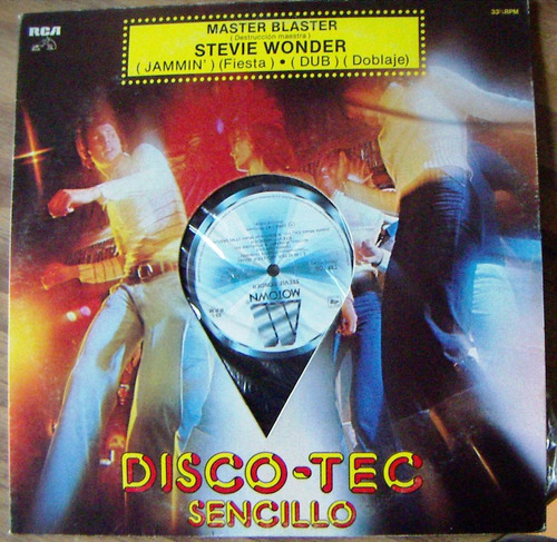 Musica Disco, Stevie Wonder, Master Blaster, Maxi 12´ 