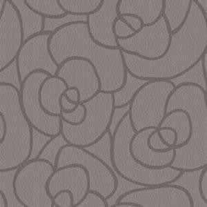 Empapelado Papel Urban Vinilico Muresco Gris Flores 47054