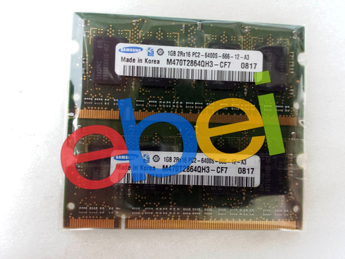 Memoria 2gb Macbook Notebook Pc2-6400s-666-12 Ddr2 800 200pi (Usado)