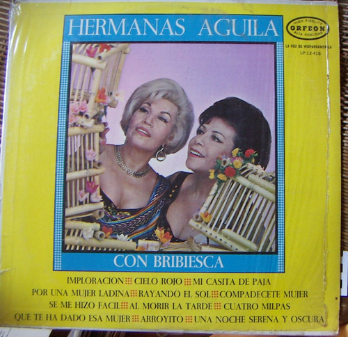 Bolero, Las Hermanas Aguila Con Bribiesca, Lp 12´, Idd