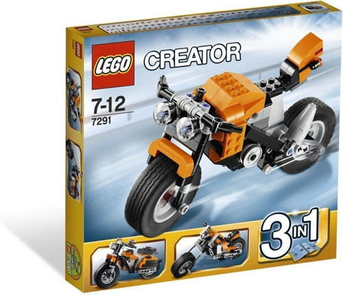 Lego, Moto Serie Creator, 3 En 1.