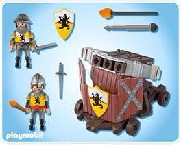 Playmobil 4867 Ballesta Triple Caballeros Leon Metepec