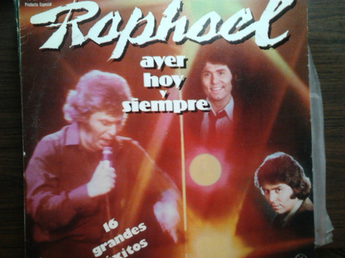 Disco Acetato De Raphael Ayer Hoy Y Siempre