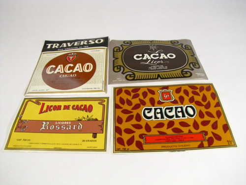 Etiquetas Licor De Cacao Chilenas Coleccion (4)