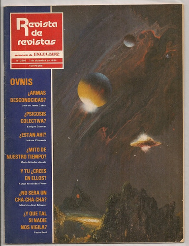 Excelsior Revista De Revistas Especial Ovnis 1984 Ndd
