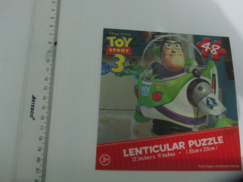 Buzz Lightyear Boz Estampa Lenticular Tridimensional Transfo