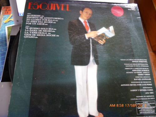 Vinilo De Sergio Esquivel -quiereme(u184