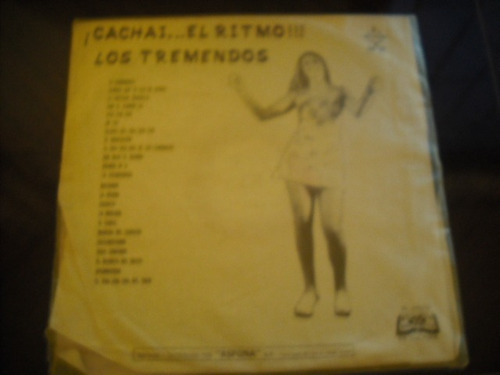 Vinilo De Los Tremendos Cachai El Ritmo (u298