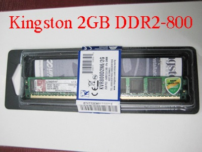 Memoria Ram 2 Gb, Ddr2 800 Mhz Pc2-6400 Kingston Para Pc