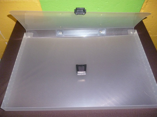 10 Portafolio De Plastico Carta Con Asa