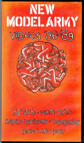 Vhs Original New Model Army Videos 86 - 89 & Footage 30min