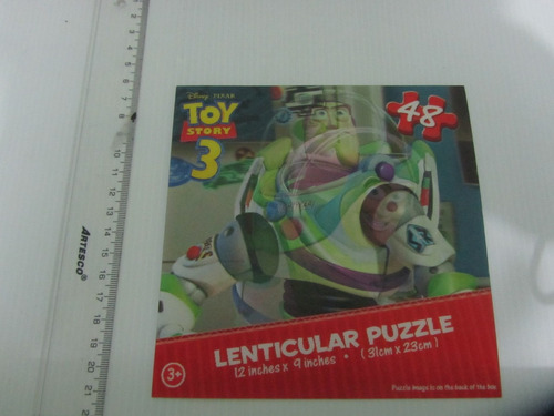 Buzz Lightyear Boz Estampa Lenticular Tridimensional Transfo