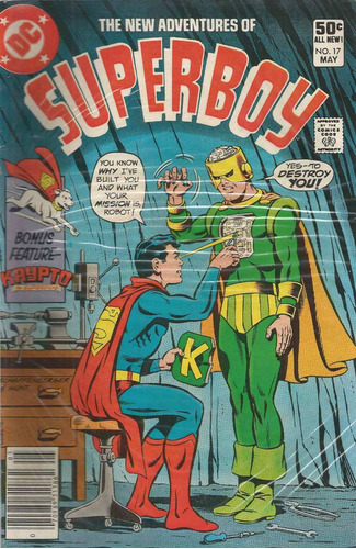 The New Adventures Of Superboy N° 17 - Em Inglês - Editora Dc - Formato 17 X 26 - Capa Mole - Bonellihq Cx450 H23