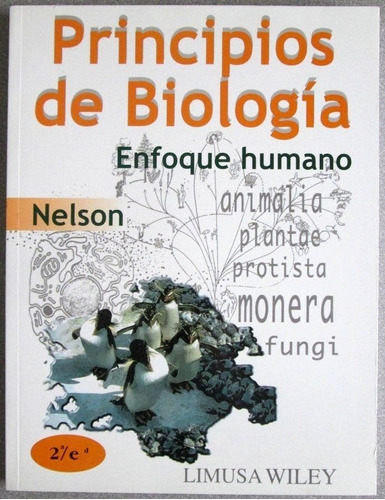 Principios De Biología Enfoque Humano 2a Edición - Limusa